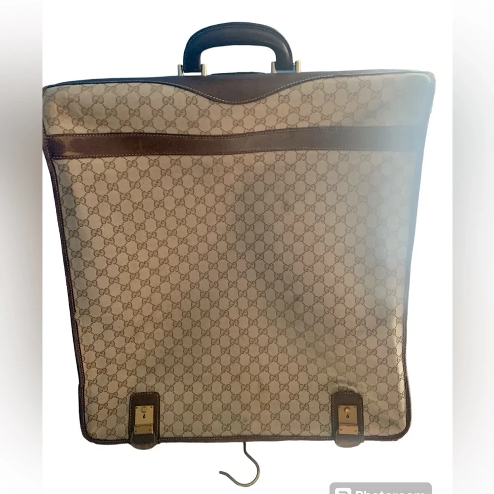 Vintage Gucci Wardrobe Garment Luggage Suitcase - Picture 4 of 15